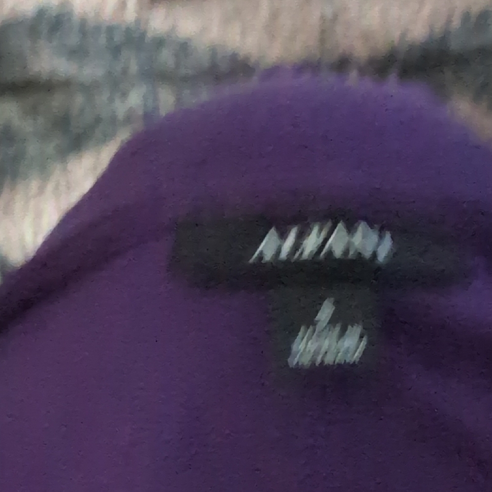 Purple 3/4 Length Sleeve Casual Work Shirt Alfani - Picture 7 of 8